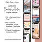 Ultimate Social Media Planner Digital | 145 Page Hyperlinked Planner