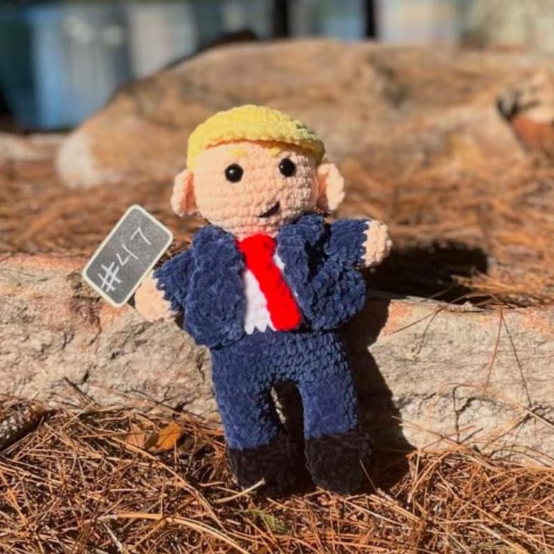 Mr. President, 100% Handmade Collectible Plushie