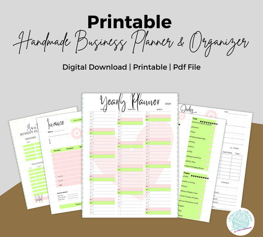 Ultimate Digital Business Planner Bundle for Strategy, Marketing, Expenses, and More - 29 Pages Printable Organizer