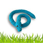 Handmade Crochet Snake, "Slither" Is 100% Handmade, Soft and Plush