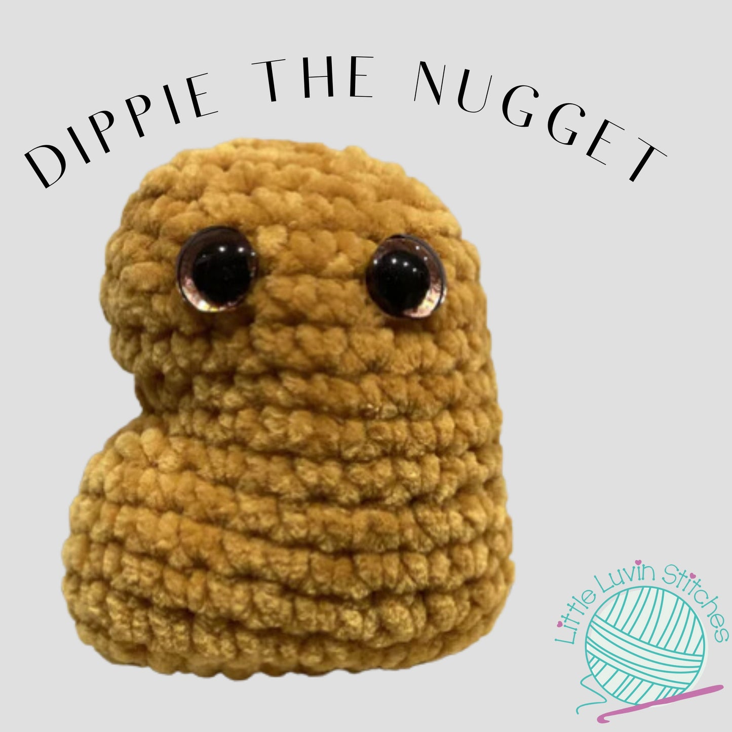 Digital Pattern, Dippie the Nugget Digital Pattern, DIY Digital Pattern With Live Chat Support