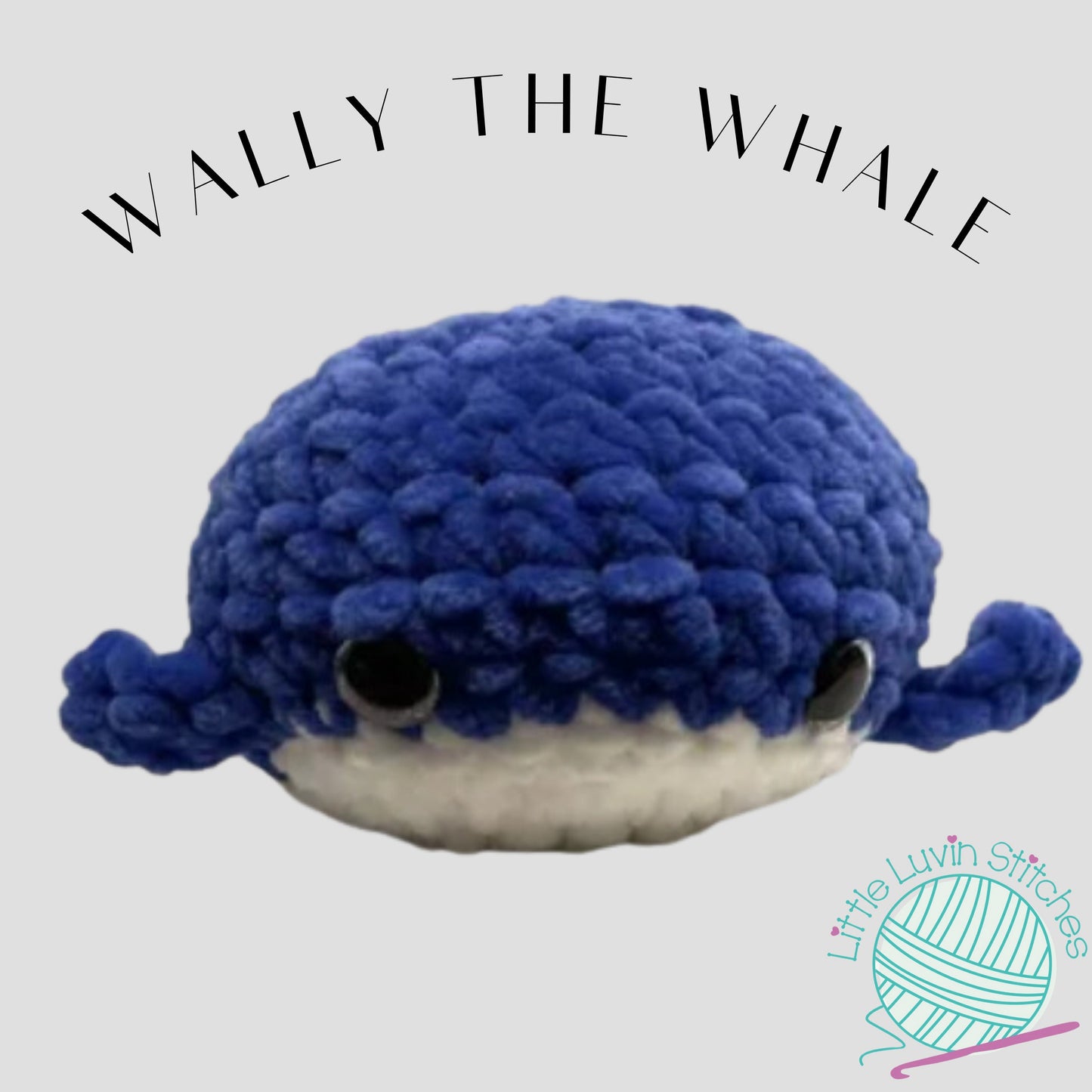 Digital Pattern, Wally the Whale Digital Pattern, DIY Digital Pattern With Live Chat Support