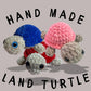 Crochet Land Turtle Amigurumi, Handmade Plushie, Adorable Turtle Friend