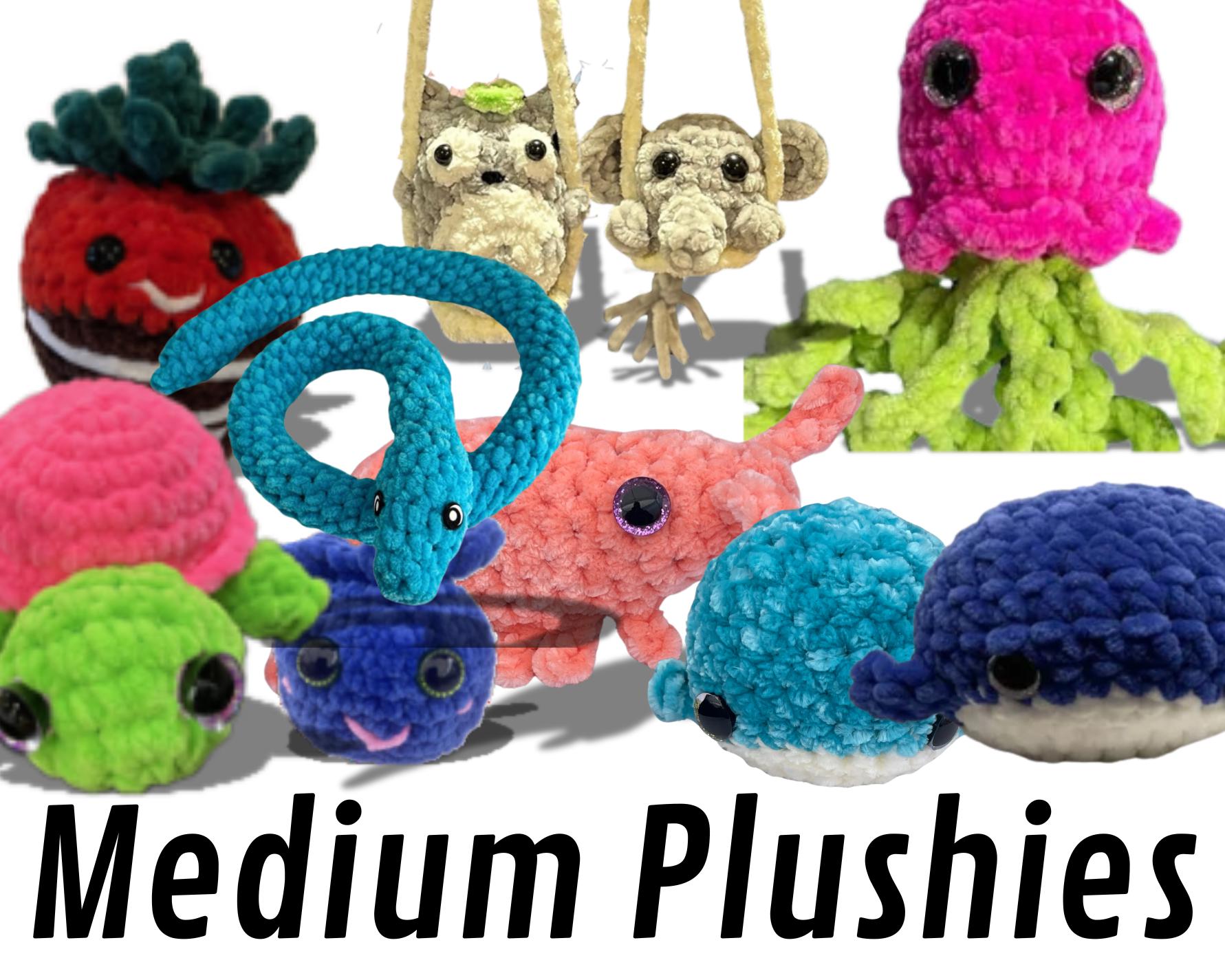 Medium Crochet Plushie Surprise Box, Handmade Crochet Medium Size Plushies Surprise Boxes, Multiple Options