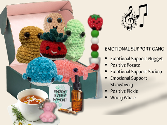 Love Yourself Crochet Therapy Kit, Therapeutic Crochet Box