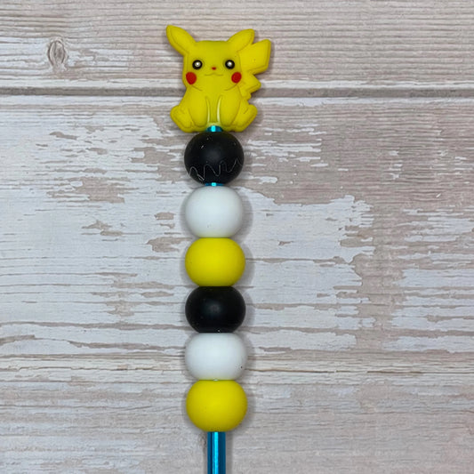 Yellow Creature Beaded Crochet Hook