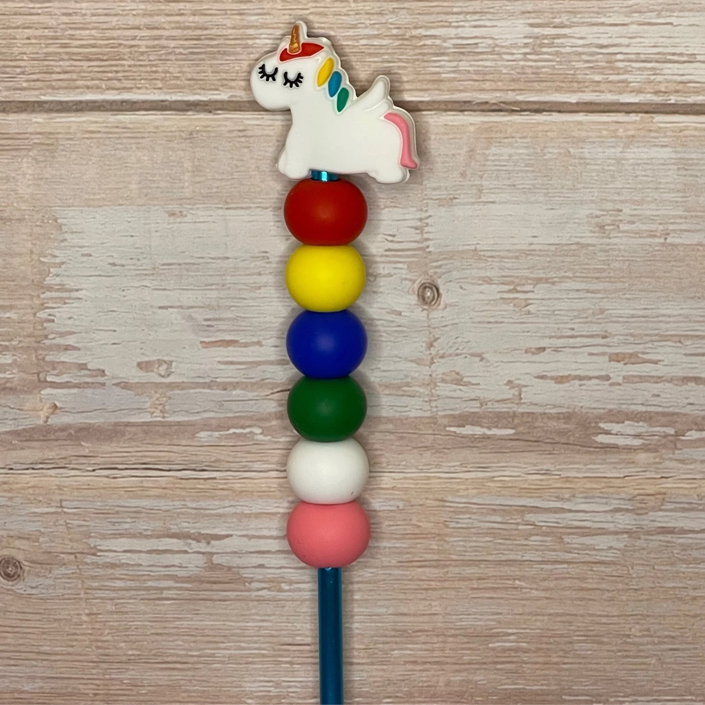 Unicorn Beaded Crochet Hook