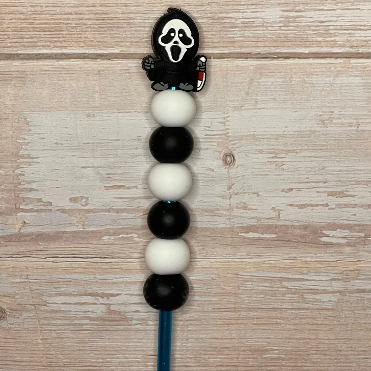 Scary Guy Beaded Crochet Hook